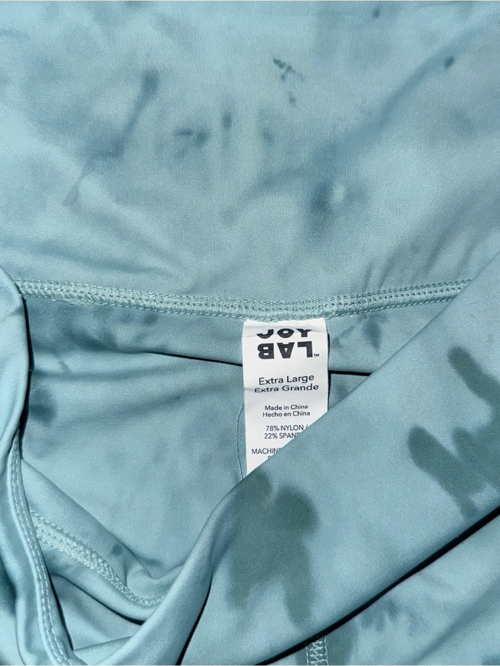 JoyLab Aqua Blue Workout Leggings - XL